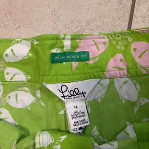 Lilly Pulitzer - Green and Pink Fish Design
